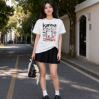 Karma Is a Cat Graphic T-Shirt